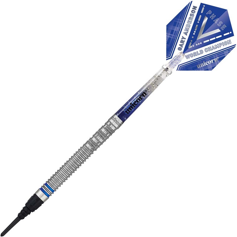 Unicorn World Champion Gary Anderson Phase 5 Soft Tip Darts – 20gm