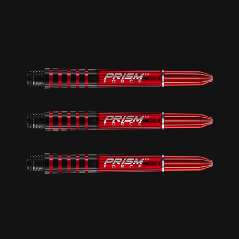 Winmau Prism Force Medium Red Polycarbonate Medium (46mm in length excluding thread) Red