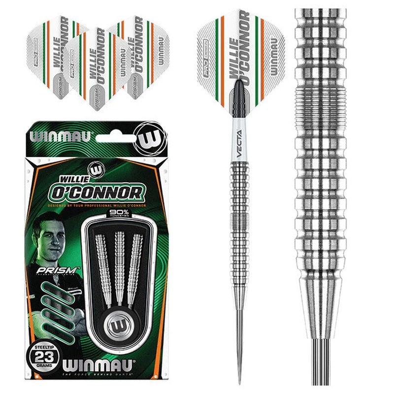 Winmau Willie O’Connor 90% Tungsten Steel Tip Darts 23 GRAM