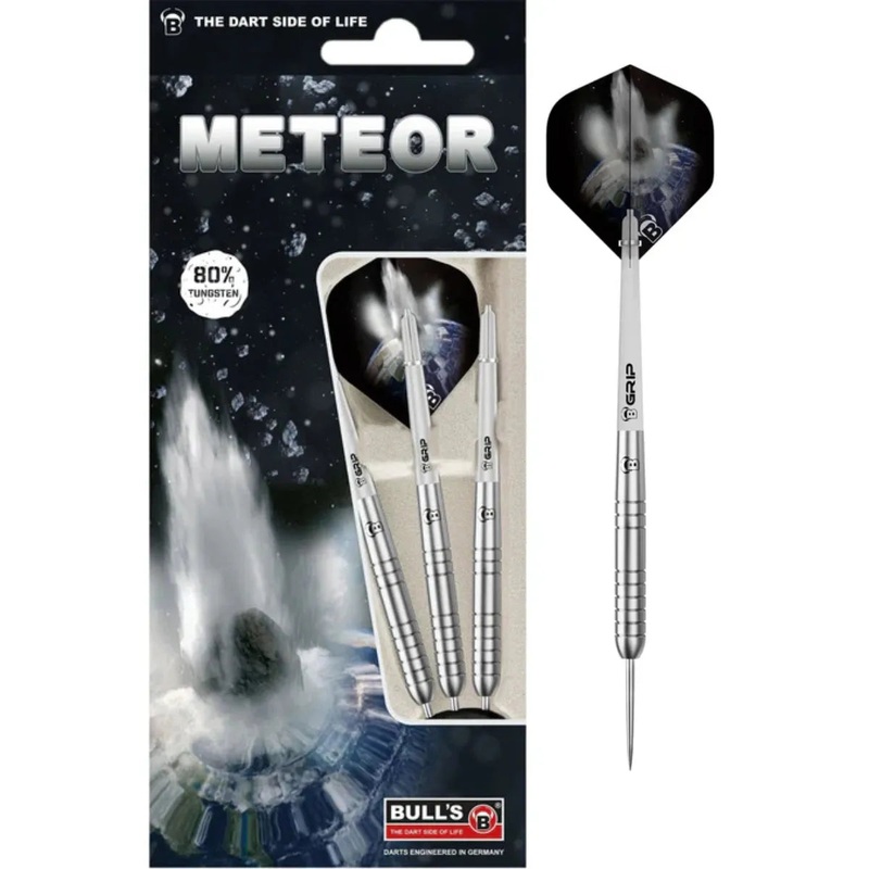 Bull’s DE Meteor 80% Tungsten Steel Tip Darts – MT7 – Ringed 24g