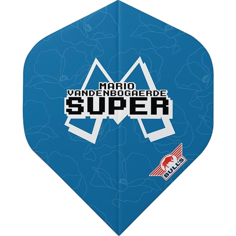 *Bulls Mario Vandenbogaerde Dart Flights – 100 – No2 – Std – Super Mario 80
