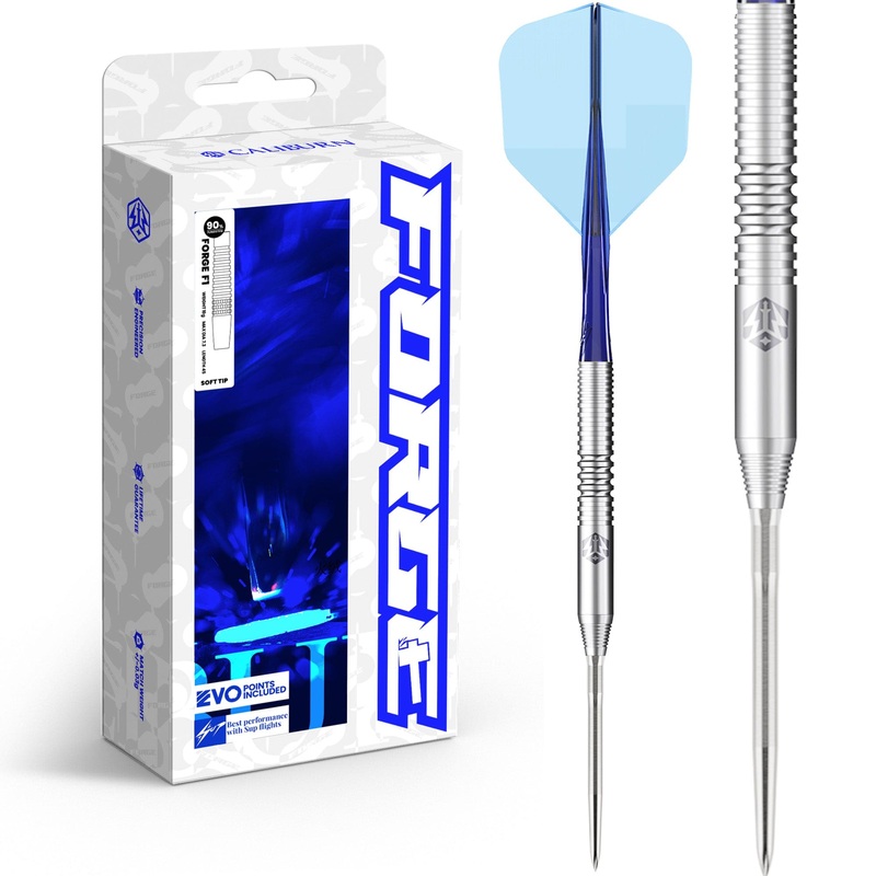Caliburn Forge Darts – Steel Tip – 90% Tungsten – F4 – 21g