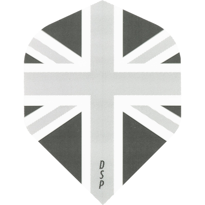 *Designa Dart Flights – Std – Union Jack – Grey
