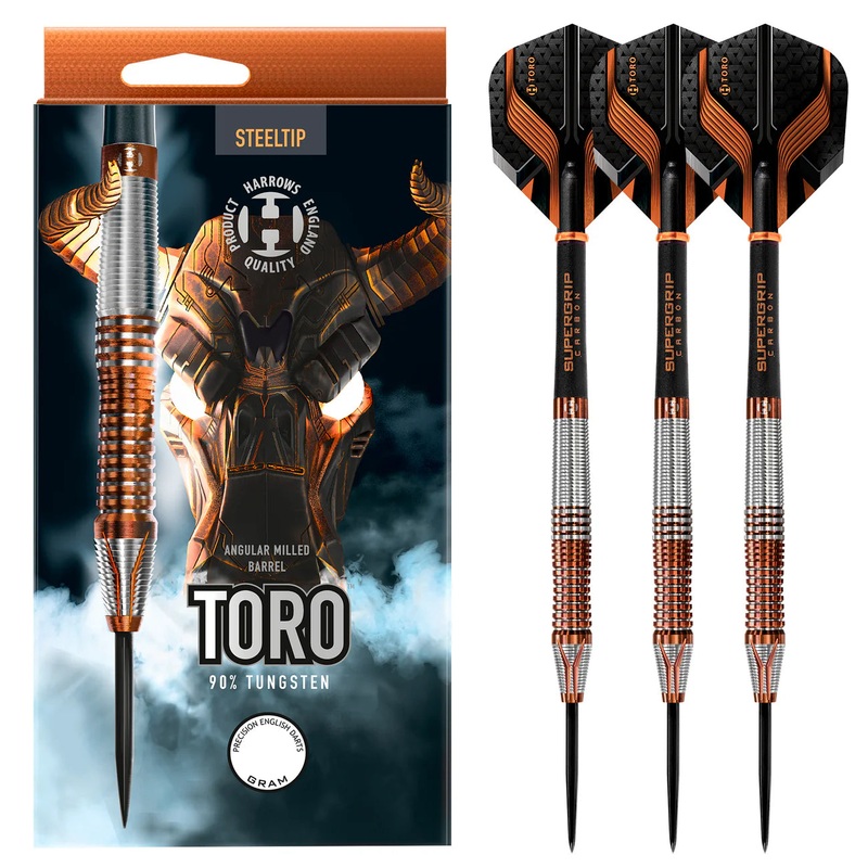 Harrows Toro – Steel Tip Darts 90% Tungsten – 25g