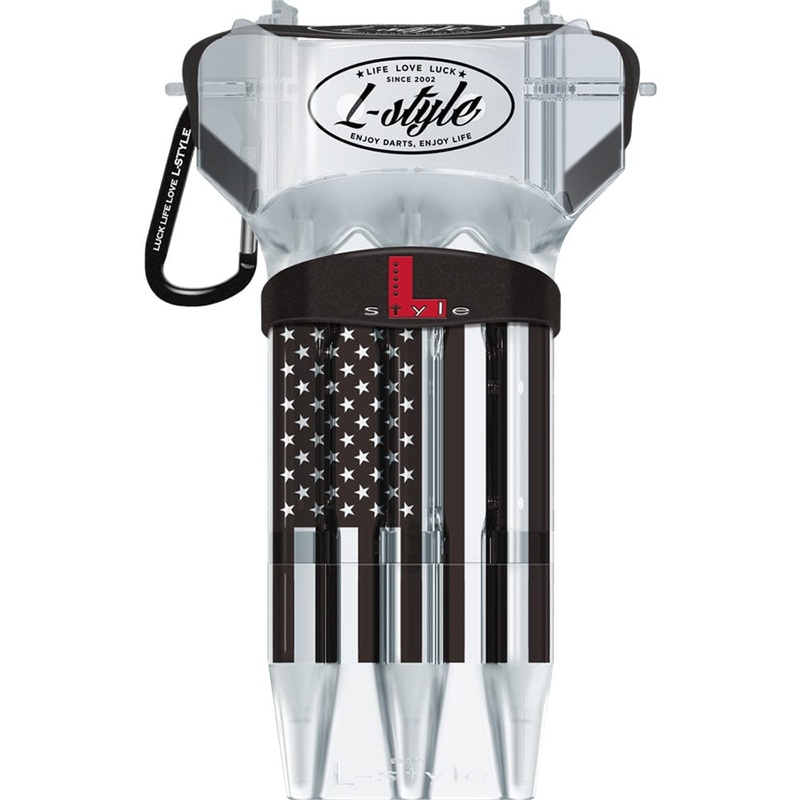 *L-Style – Krystal One – Dart Case – American Flag v4 – Clear