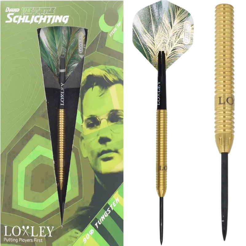 Loxley David Schlichting 90% Tungsten Steel Tip Darts 22 GRAM