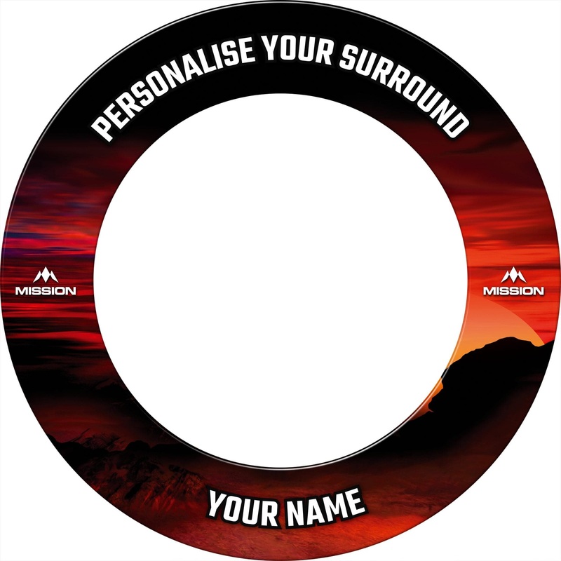 *Mission Dartboard Surround – Heavy Duty – Design Collection – Red Dawn Default Title
