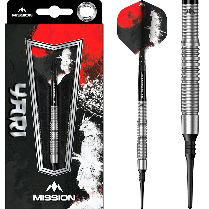 Mission Yari Darts – Soft Tip – 90% Tungsten – 19g