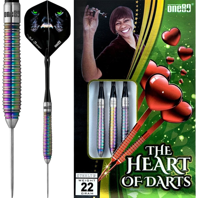 One80 Deta Hedman R2 Darts – Steel Tip Tungsten – Revolution 2 22g