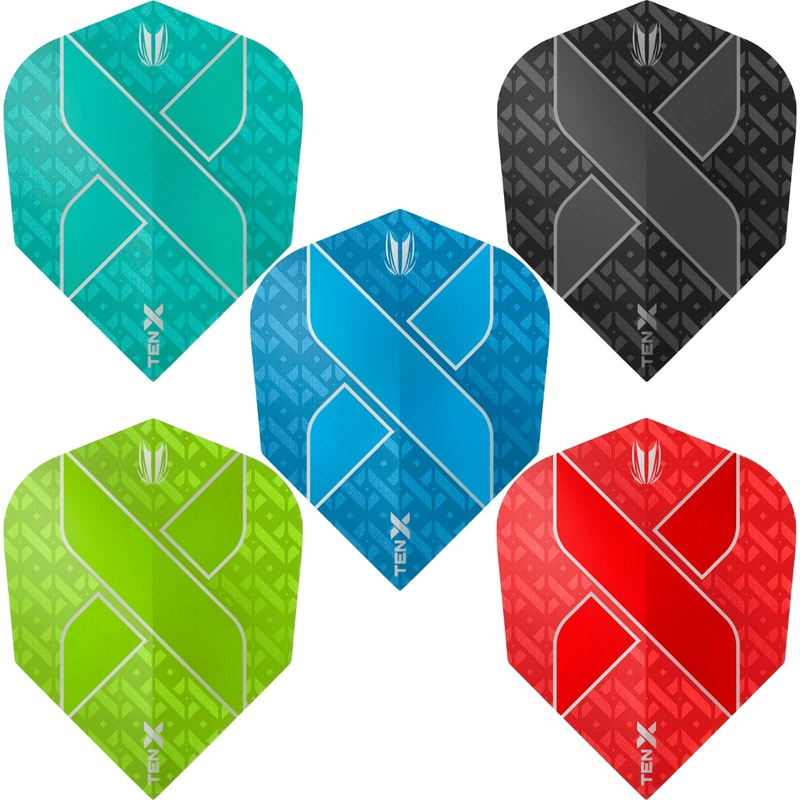 Target – Ten-X – Small Standard Dart Flights Aqua