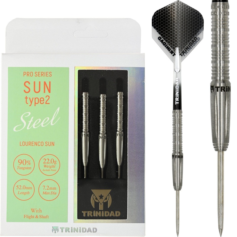 Trinidad Pro – Steel Tip Darts – Lourenco Sun – Sun Type2 – 22g 22g