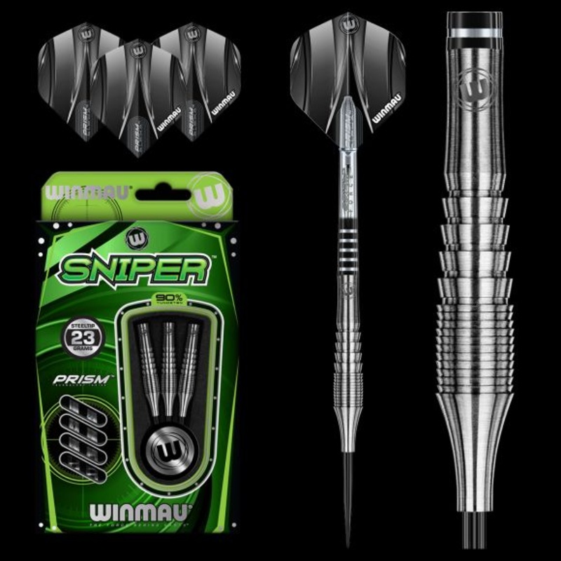 Winmau Sniper Steel Tip Dart Set 23 gram 90% Tungsten alloy