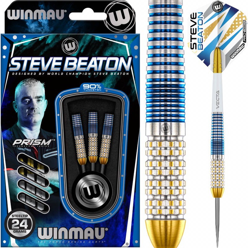 Winmau – Steve Beaton Legacy Edition Darts – Steel Tip – 90% Tungsten – 24g 26g 22 grams