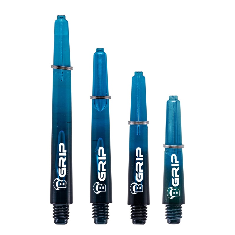 *BULL’S B-Grip TT Shaft – Polycarbonate – Black & Blue Medium