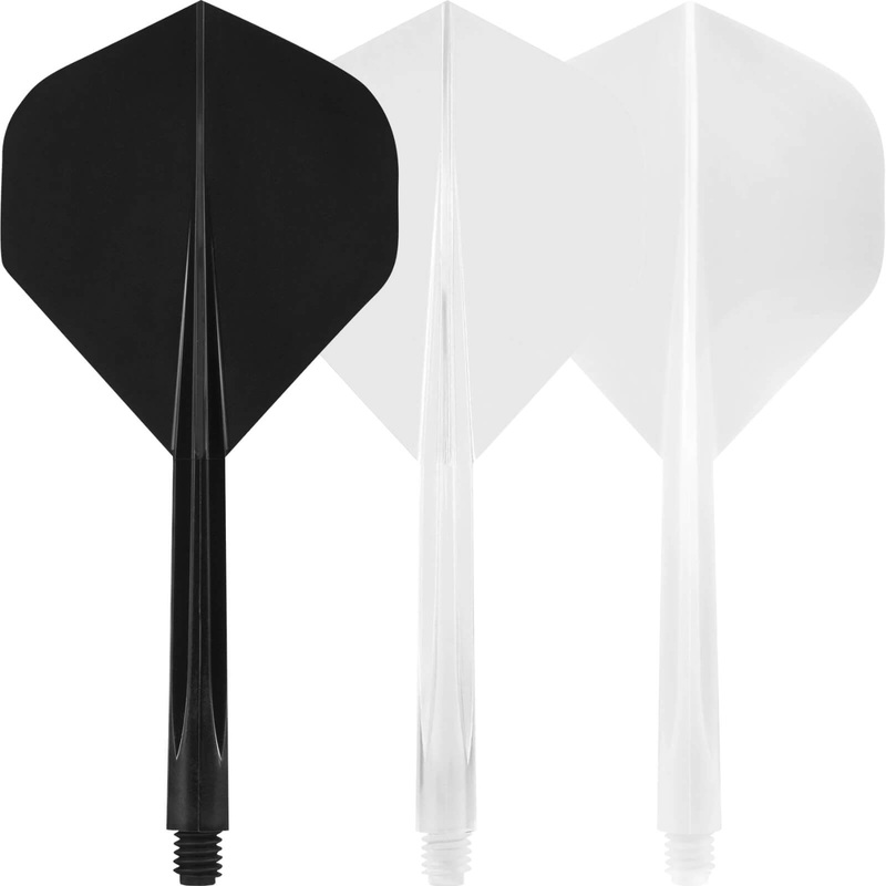 Condor – Axe Plain Standard – Big Wing Dart Flights – Integrated Flight & Shaft System Short (21.5mm) Black