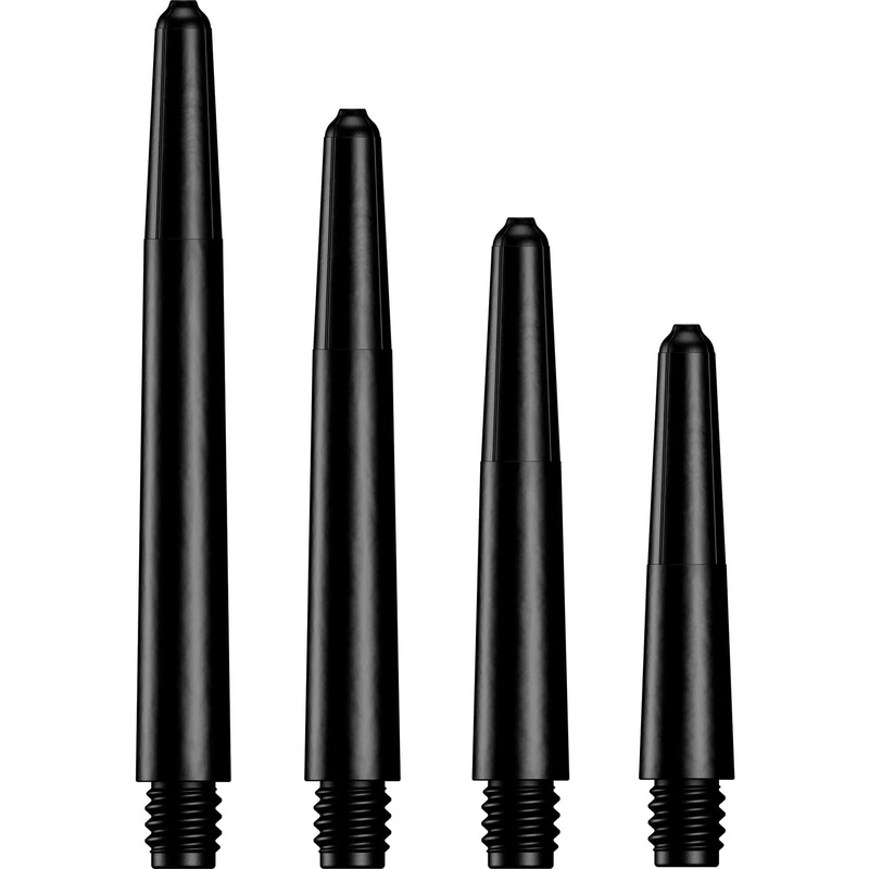 Designa Nylon Shafts – Durable Dart Stems – Black Medium