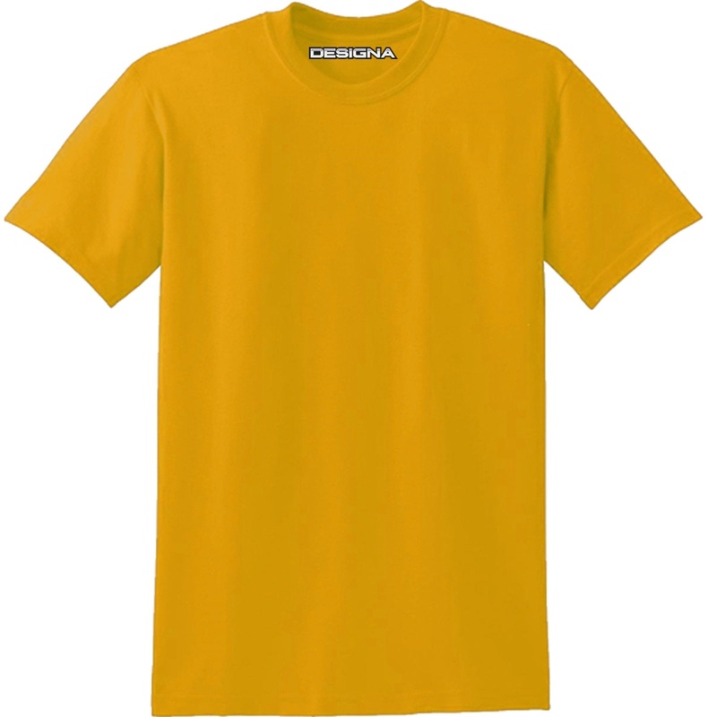 *Designa – T Shirt – Heavyweight – Cotton – Gold 2XL
