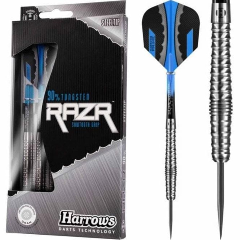 Harrows RazR Darts – Steel Tip – Bulbous 22g