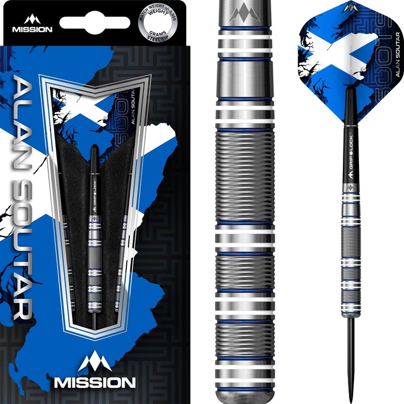 Mission – Alan Soutar Darts – Steel Tip – 90% Tungsten – 22g 24g 26g 28g 22 grams
