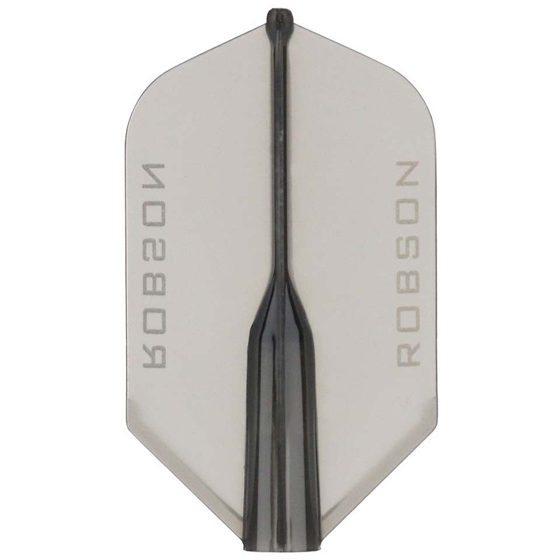 Robson Plus Crystal Dart Flights – Slim Black