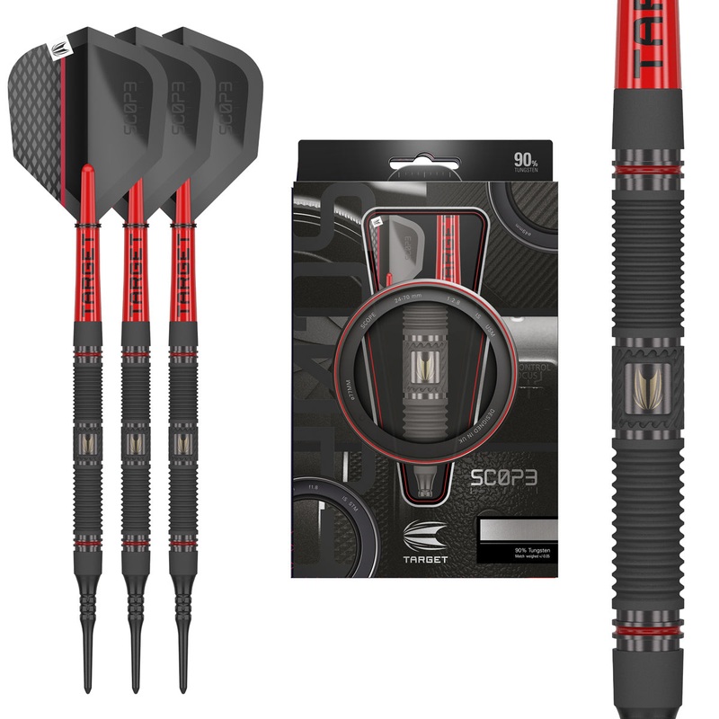 Scope 10 90% Tungsten Soft Tip Darts by Target 18 Gram