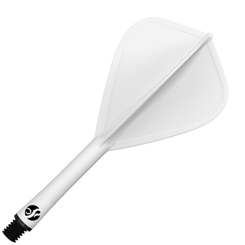 Shot Flight Deck Dart Flight & Shaft System – Kite Inbetween White