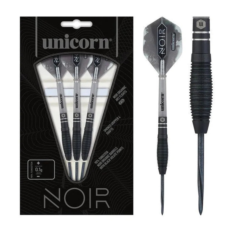 Unicorn Noir Style 1 90% Tungsten Steel Tip Darts 21 GRAM