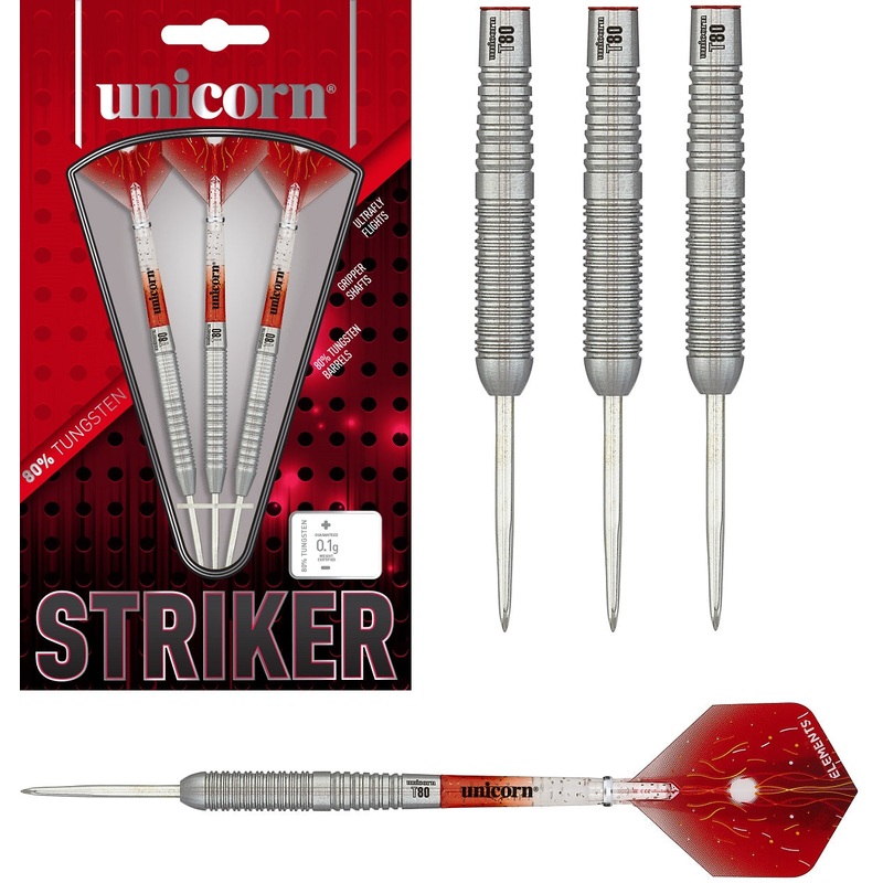 Unicorn Striker Type 6 80% Tungsten Steel Tip Darts 20 Gram