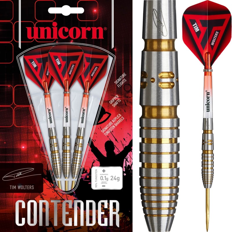 Unicorn – Tim Wolters Darts – Steel Tip – 90% Tungsten – 24g