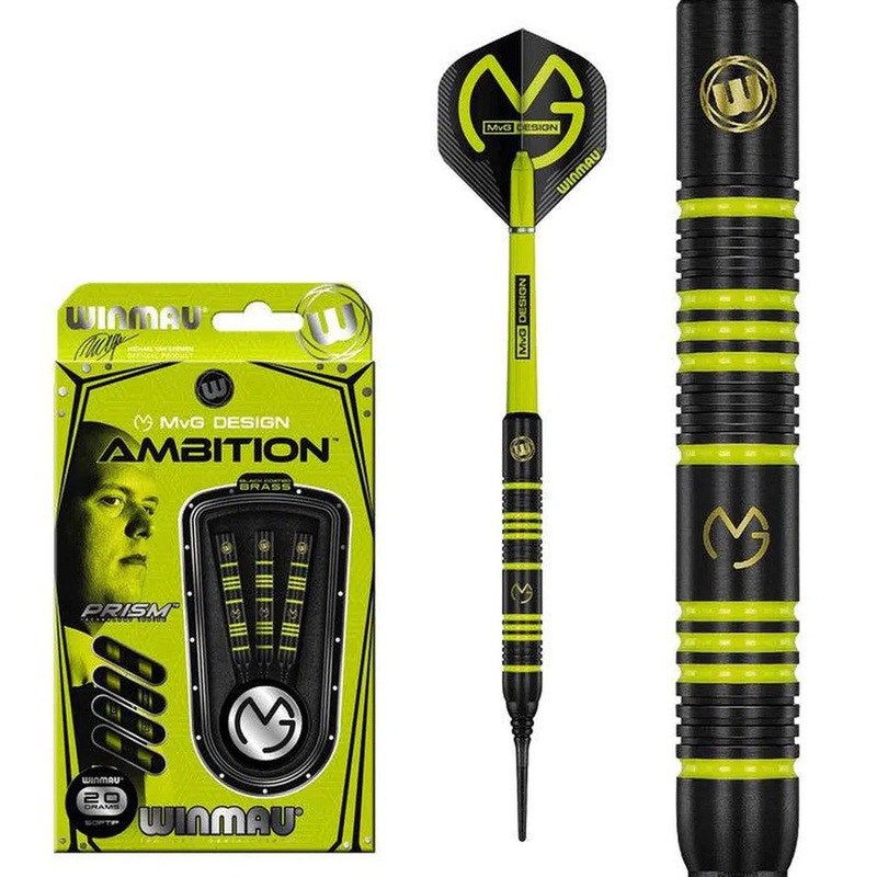 Winmau MvG Ambition Brass Soft Tip Darts 20 GRAM