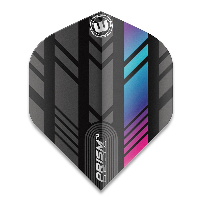 Winmau Prism Delta Standard Dart Flights 100 Micron 6915-212 Black /Blue