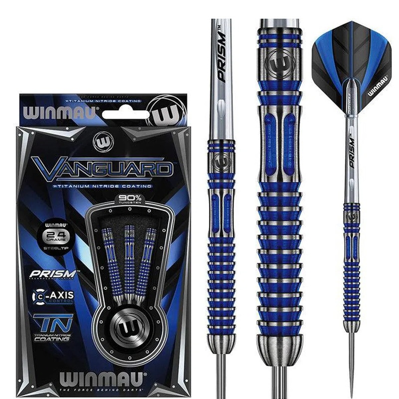 Winmau Vanguard 90% Tungsten Steel Tip Darts 22 GRAM