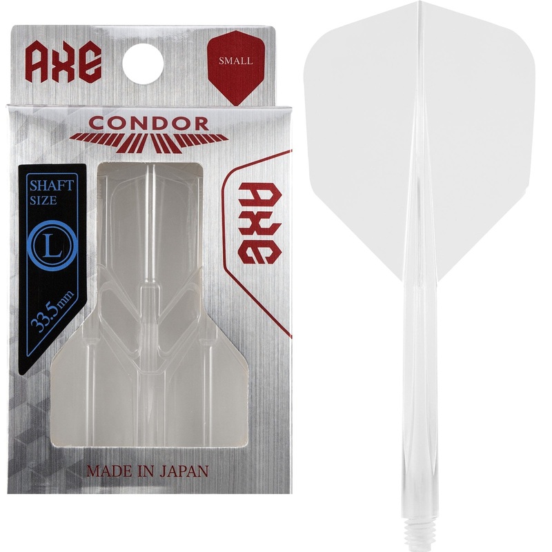 Condor AXE Dart Flights – Small – Clear Long