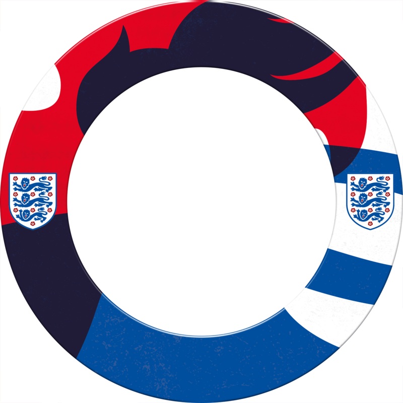 England Football Dartboard Surround – Official Licensed – S4 – Lion Crop
