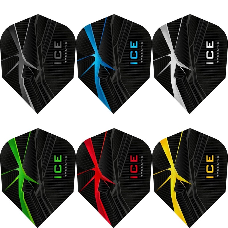 Harrows – ICE – Standard Dart Flights Black