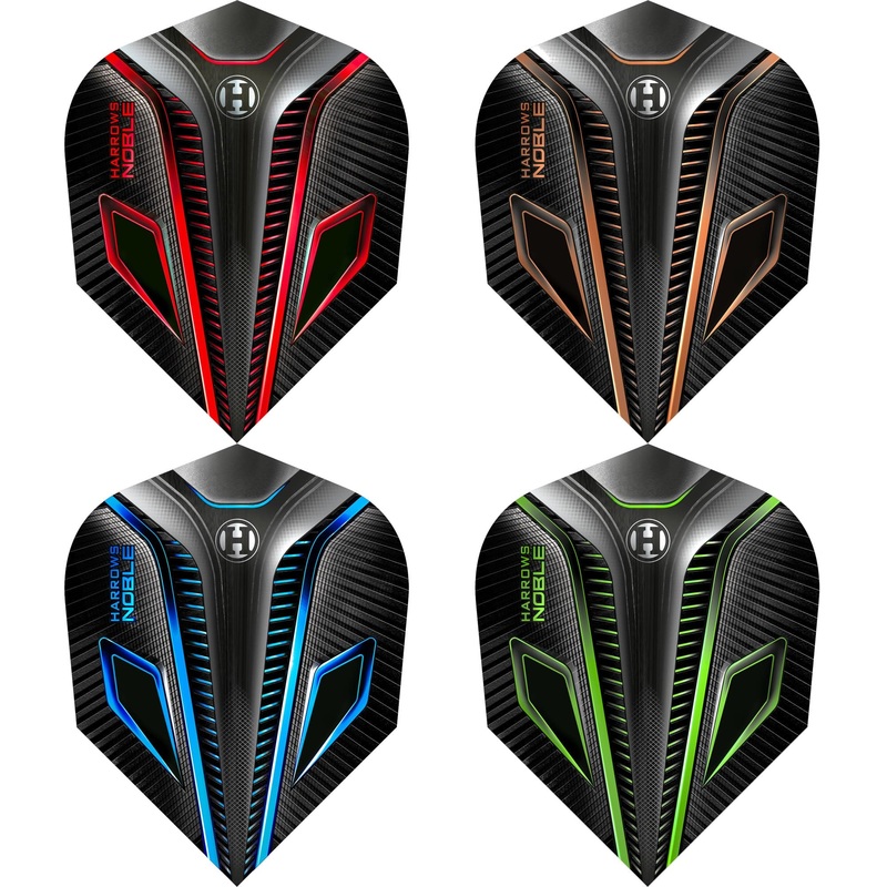 *Harrows Noble Dart Flights – No6 – Std Aqua Blue