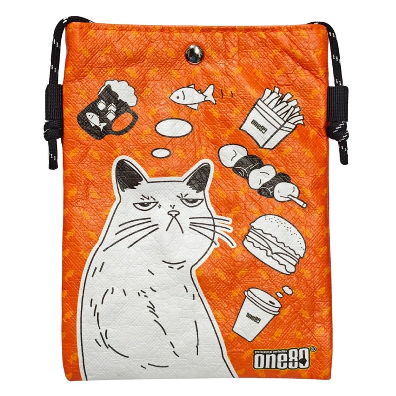 One80 Mini Drawstring Bag – Orange