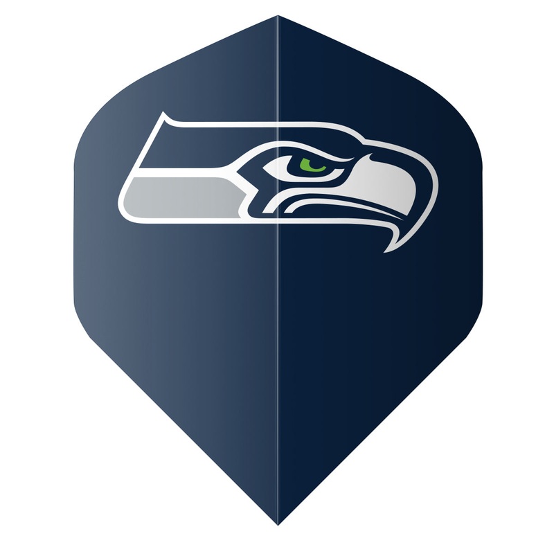 Shot NFL Seattle Seahawks Flight Set Navy Blue Standard 100 Micron Polymer