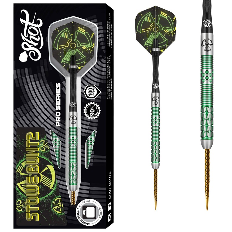 Shot Pro Series Darts – Steel Tip – Stowe Buntz V2