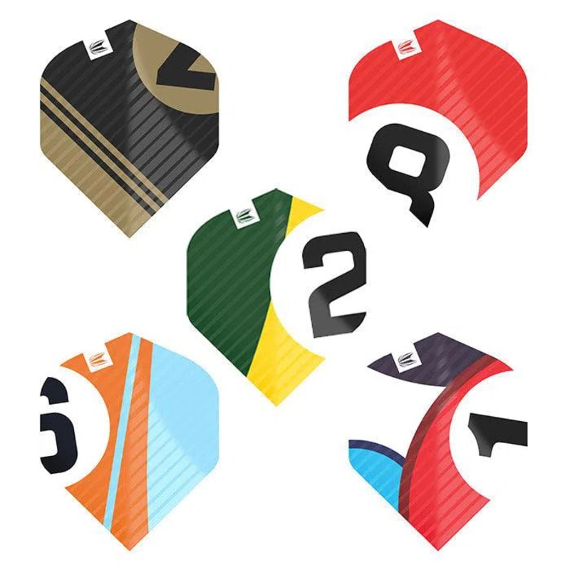 Target Darts Chicane Pro.Ultra No2 Flights x3 Sets Pack Red