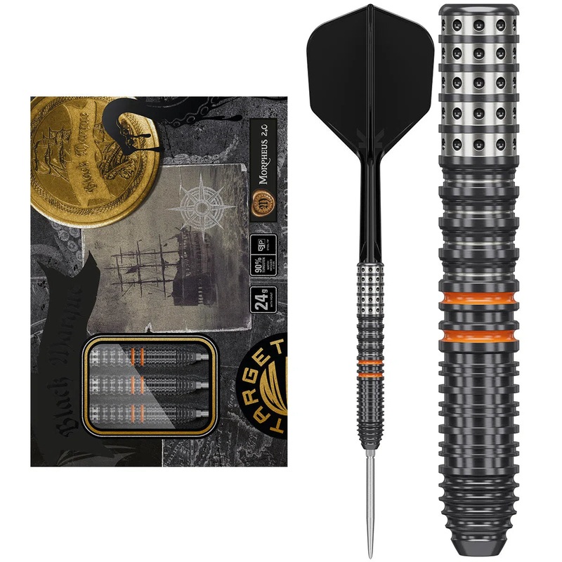 Target Japan Black Marque Morpheus Gen 2 SP 90% Tungsten Steel Tip Darts 22 GRAM