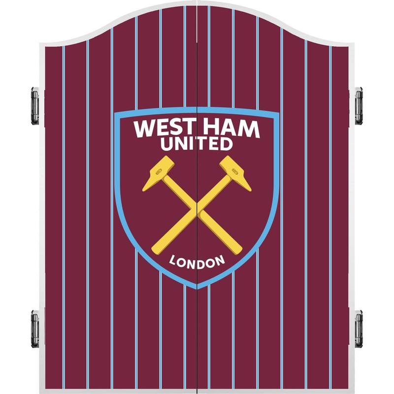 West Ham United FC – Official Licensed – Dartboard Cabinet – C2 – Stripe