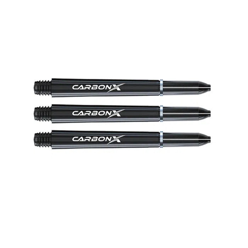 Winmau Carbon-X Reinforced Shafts Black Extra Short