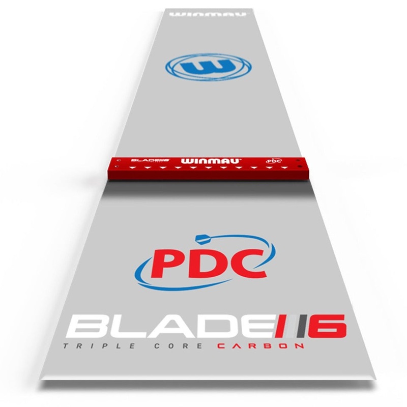 Winmau Clear Zone PVC Dart Mat With Integrated Oche