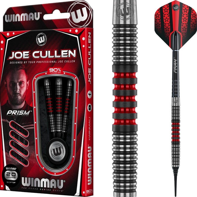 Winmau – Joe Cullen Darts – Soft Tip – 90% Tungsten – 20g