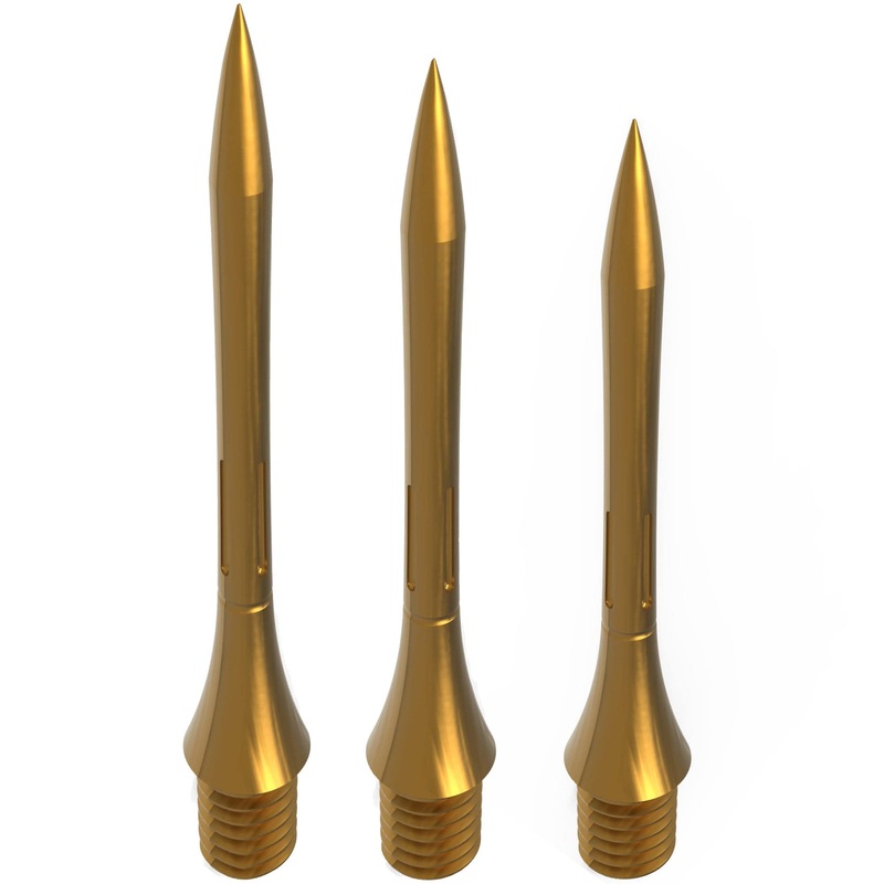 *Caliburn Bamboo Smooth Conversion Points – Screw In – Soft Tip to Steel Tip – Gold 28mm