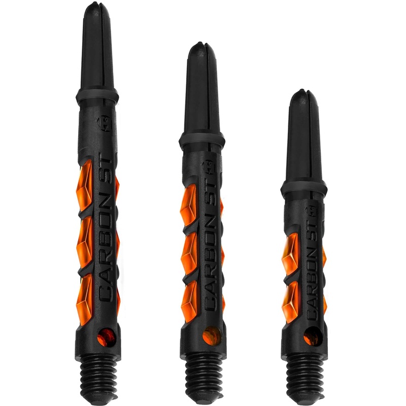 Harrows Carbon ST Shafts – Dart Stems – Black & Orange Medium