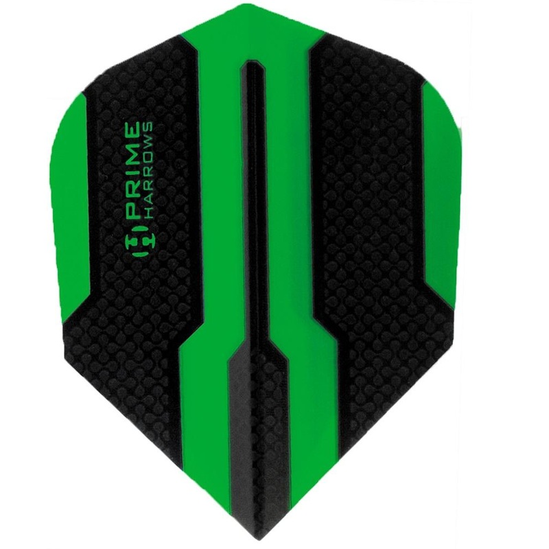 Harrows Prime Green Dual Zone Dart Flights Green