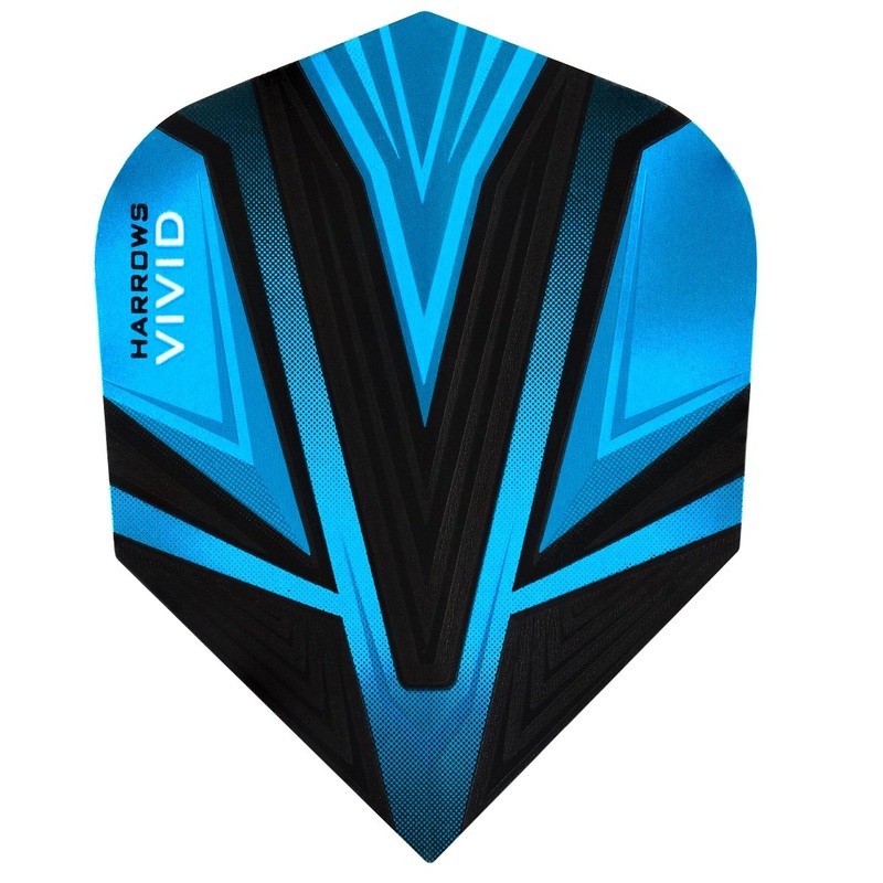 Harrows Vivid Aqua Dart Flights Aqua