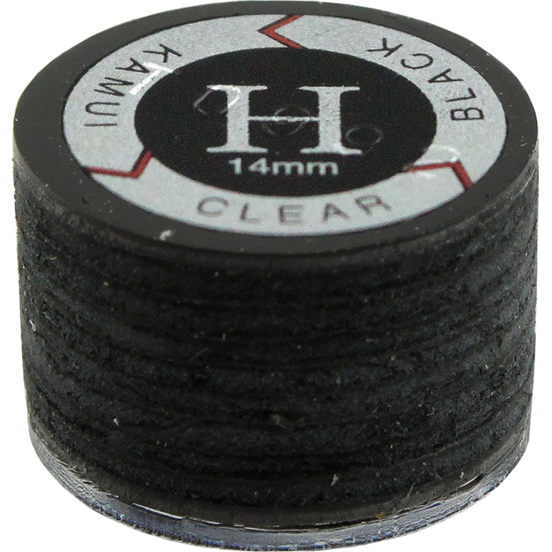 Kamui Black & Clear Billiard Cue Tip – Hard14mm